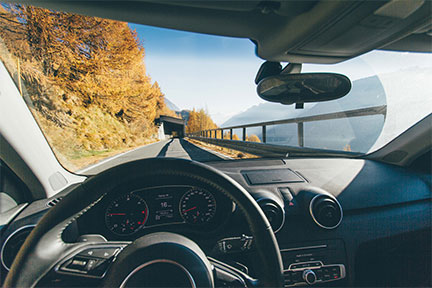 INSIDE THE CAR